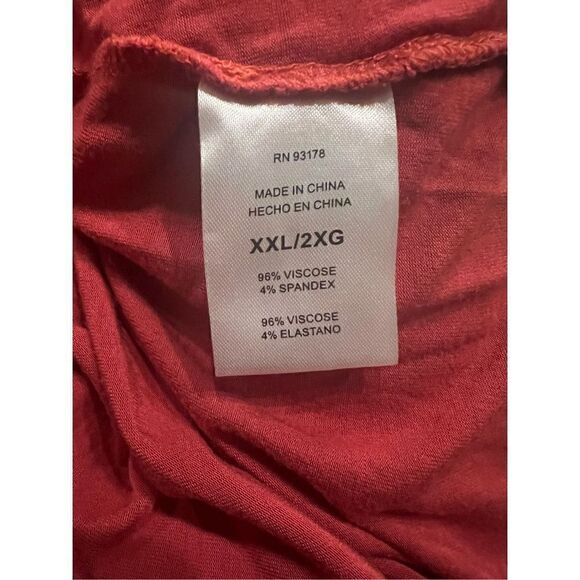 Joan Vass New York Women's Short Sleeve Long T-Shirt XXL - Picture 3 of 6